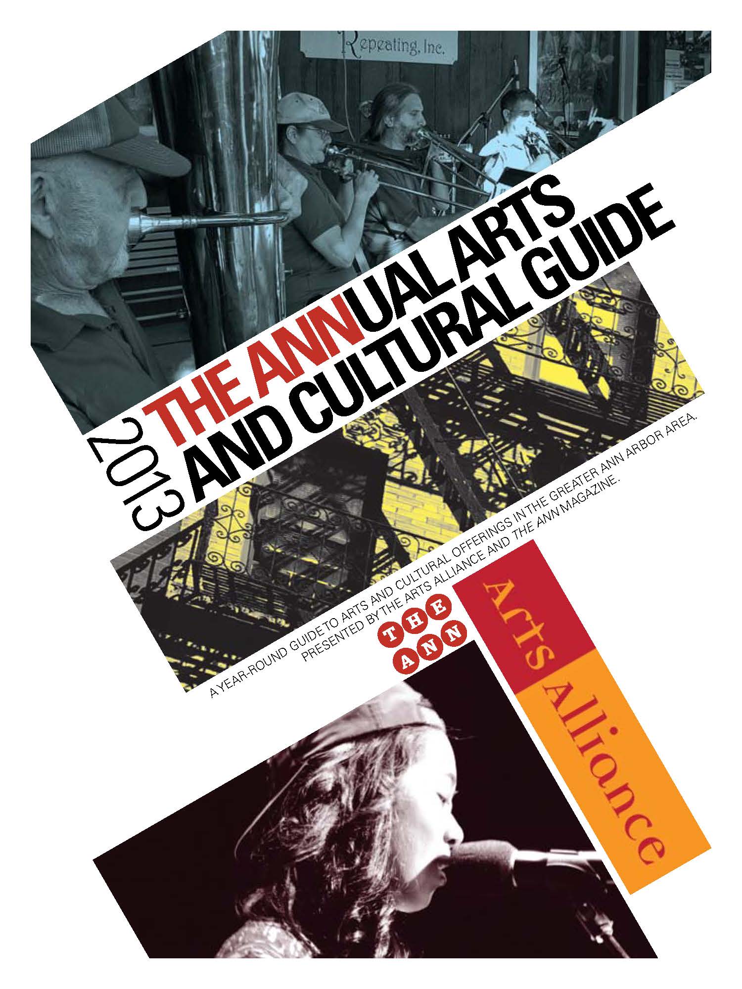 Cover Page of 2013 ANNual Arts and Cultural Guide